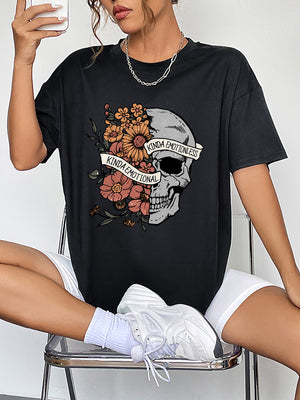 Kinda Emotional Kinda Emotionless Graphic T-Shirt