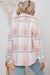 Plaid Button Up Collared Neck Long Sleeve Shacket