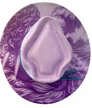 Sea-Soul Reflection Mermaid Engraved Hat