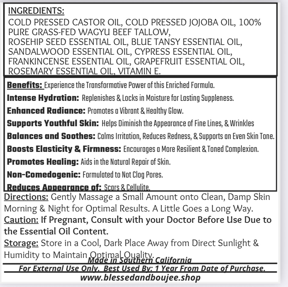 Essence of Indulgence LUXURIOUS ULTRA-RICH WAGYU WHIPPED TALLOW BALM FOR INTENSE HYDRATION