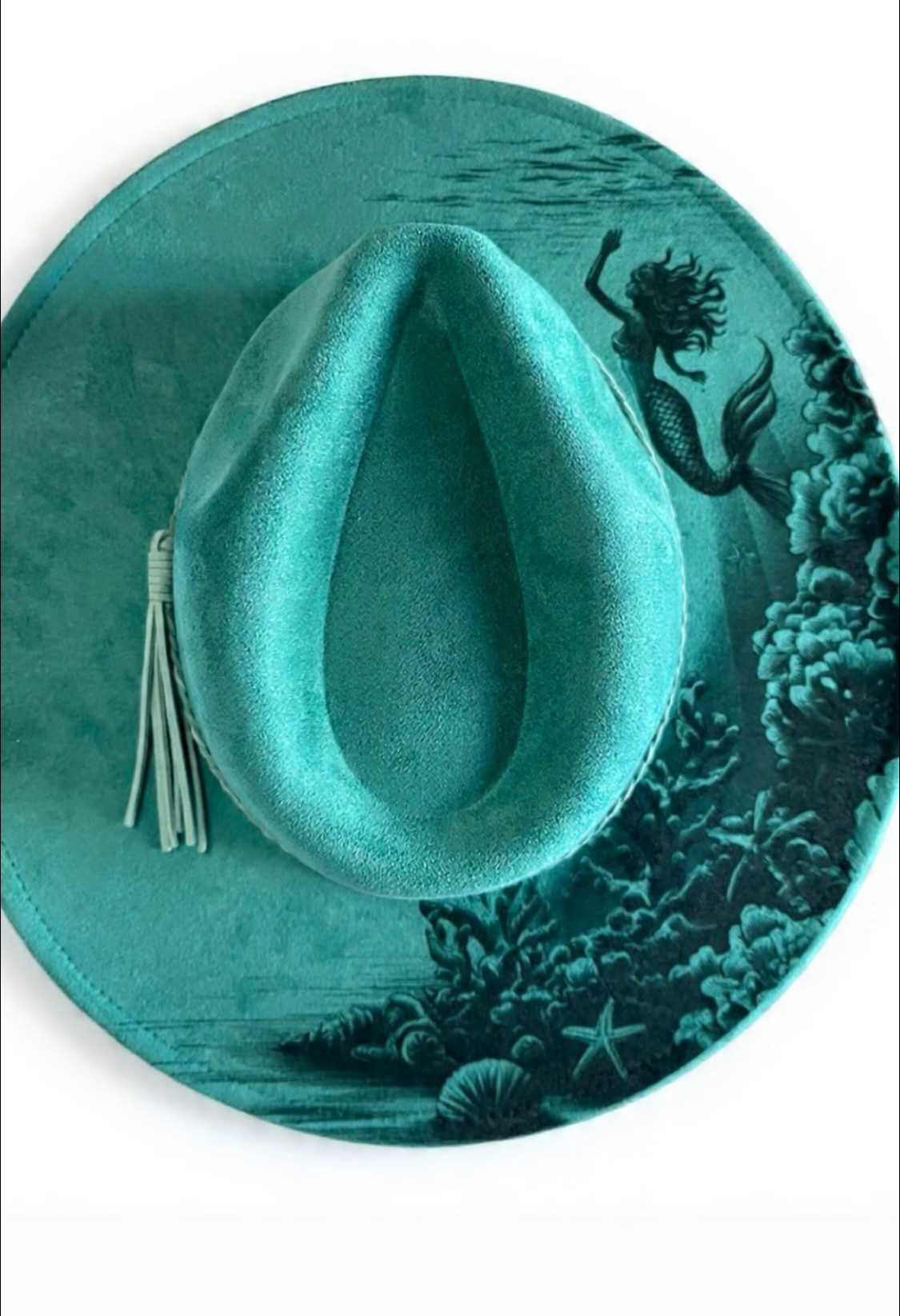 Goddess of the Sea Mermaid Engraved Hat