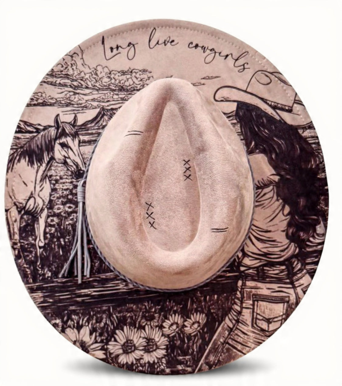 Long Live – Cowgirls Engraved Hat