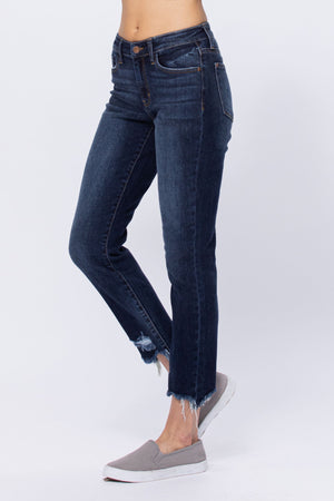 Judy Blue Mid Rise Destroyed Slim Fit