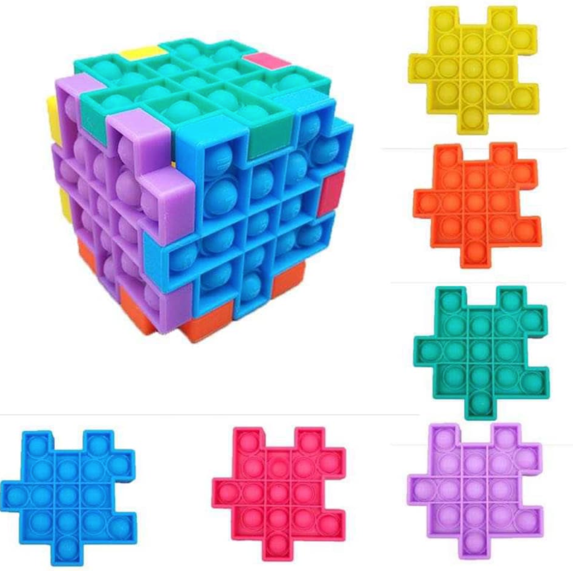 Cube Pop It Puzzle