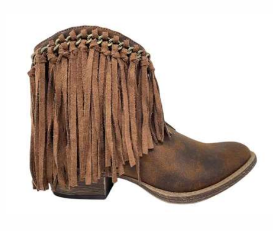 Juno Ankle Boots in Tan