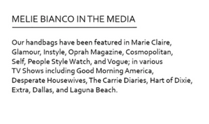 Melie Bianco The Carrie  Medium Shoulder Bag