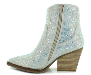 Sparkle Me Up Silver Iridescent Very G Boot