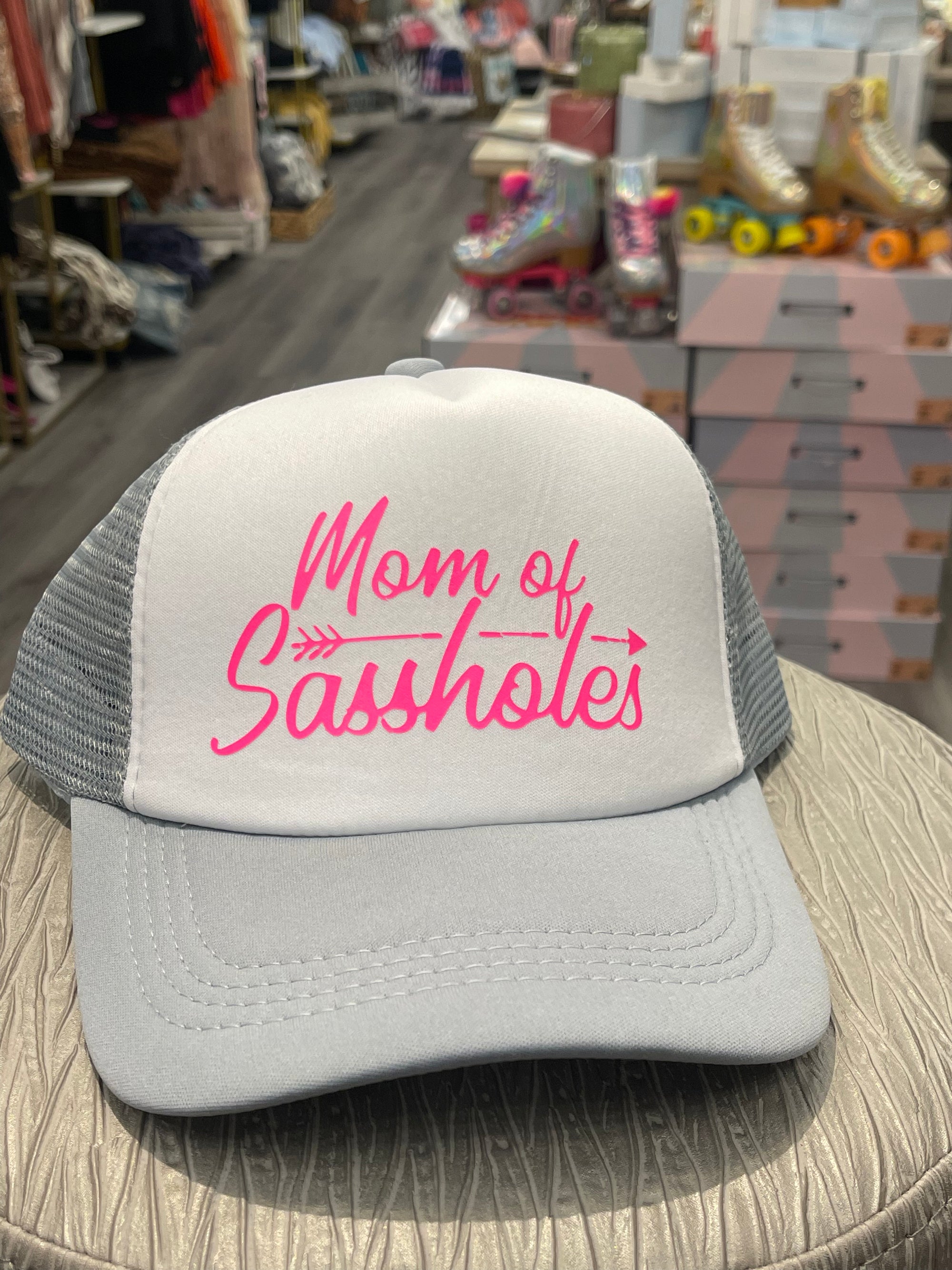 Mom of SassHoles Trucker Hat